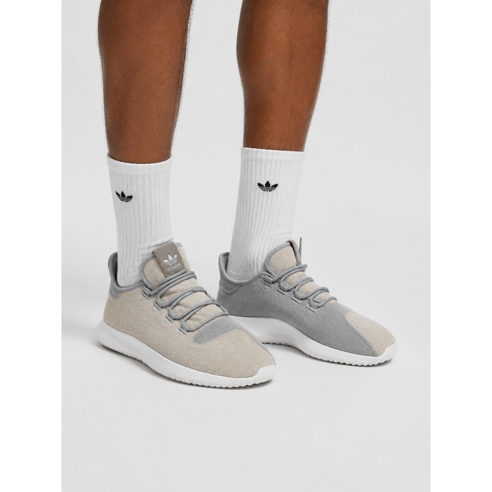 Adidas Tubular Shadow Clear Brown Melange Knit Sneakers Mens 10.5
